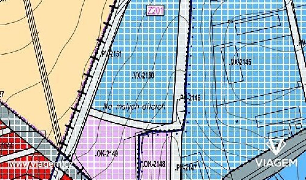 Prodej stavebního pozemku 2 854 m², Milovice – náhled fotky 3