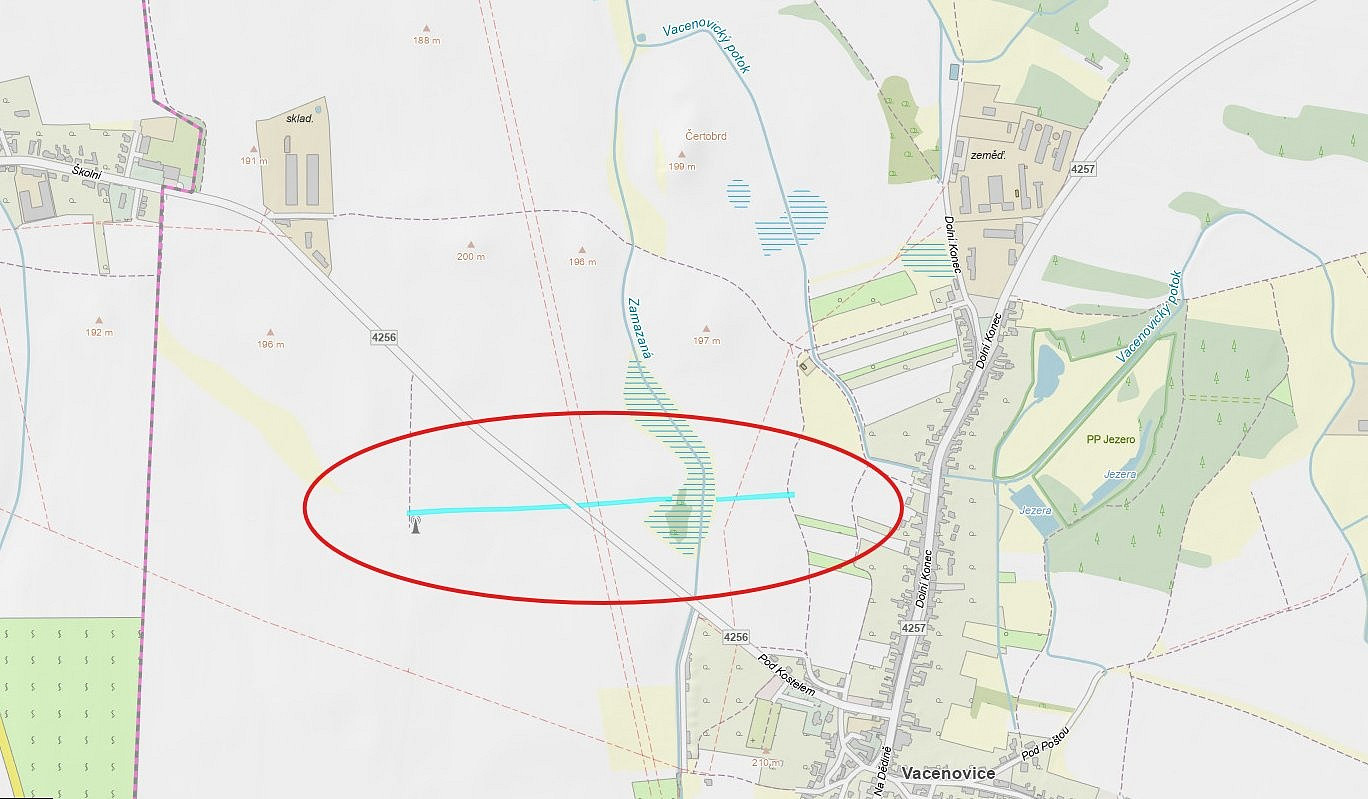 Prodej pole 6 305 m²