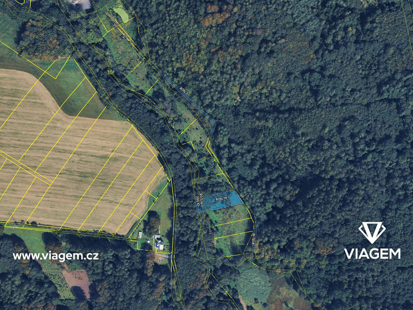 Prodej pole 1 477 m² – fotografie 4