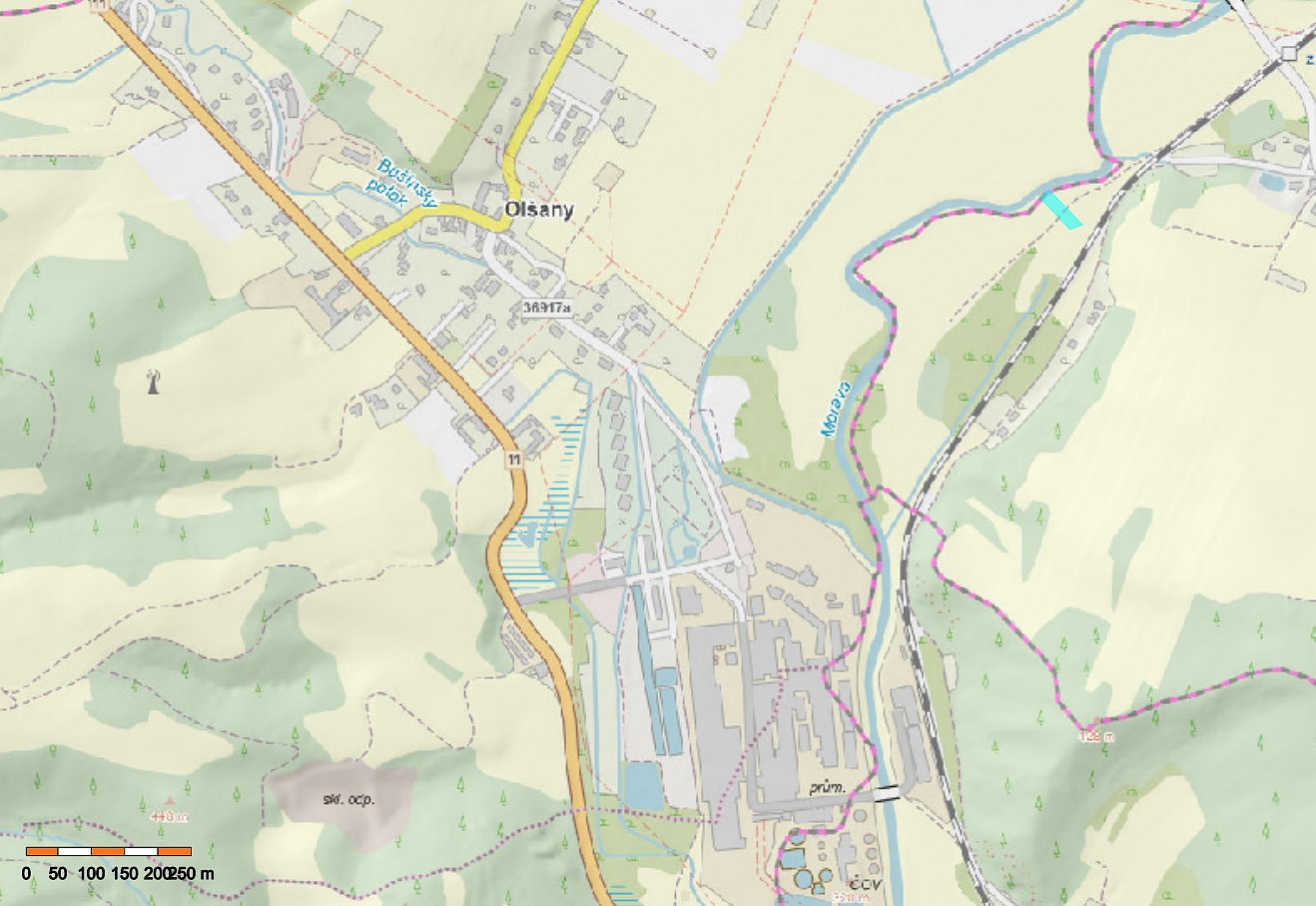 Dražba pole 2 183 m² – pohled 3