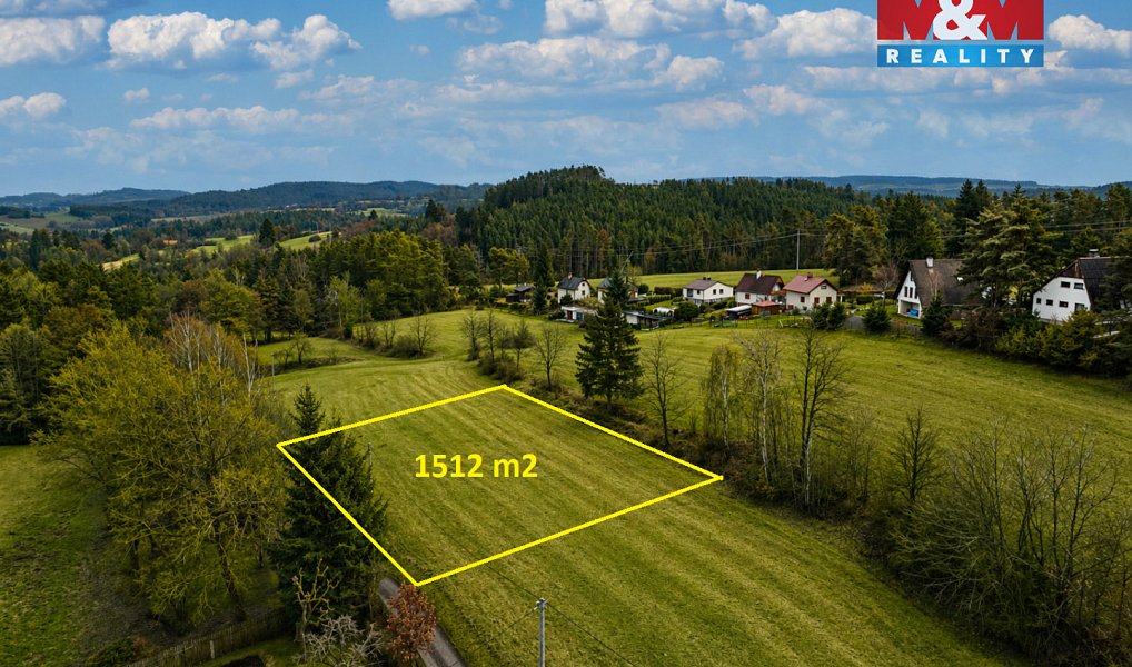 Prodej stavebního pozemku 1 512 m², Milešov – náhled fotky 10