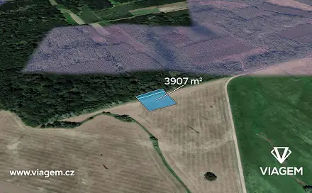 Prodej pole 390 m², Chropyně, okres Kroměříž
