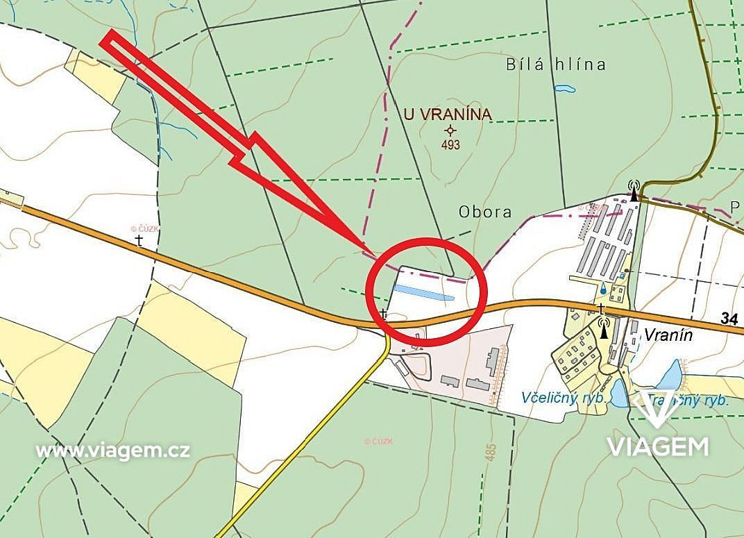 Pole 3 647 m², Podíl 44 % o výměře 1 596 m² – pohled 4