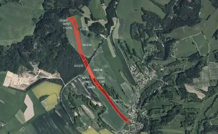 Prodej pole 106 421 m², Dubnice, okres Česká Lípa