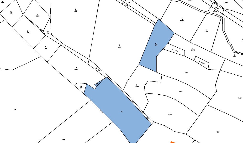 Prodej pole 1 042 m², Otradov – náhled fotky 2