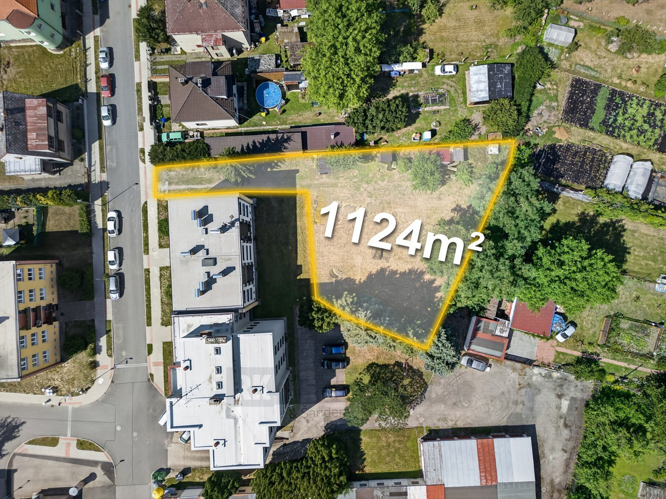 Prodej stavebního pozemku 1 124 m²