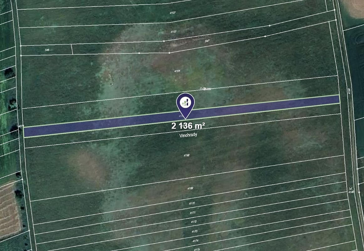 Prodej pole 2 136 m²