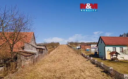 Prodej stavebního pozemku 1 635 m², Slavičín - Divnice, okres Zlín