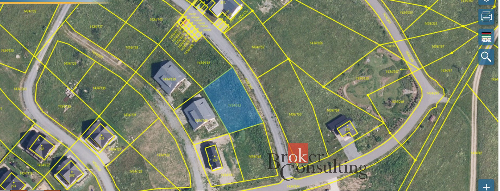 Prodej stavebního pozemku 774 m² – fotografie 3