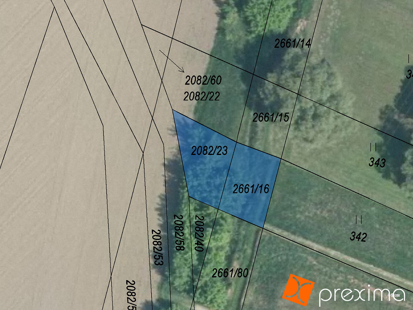 Prodej pozemku 62 m²
