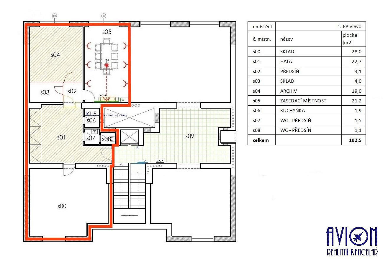 Pronájem kanceláře 103 m² – fotografie 4