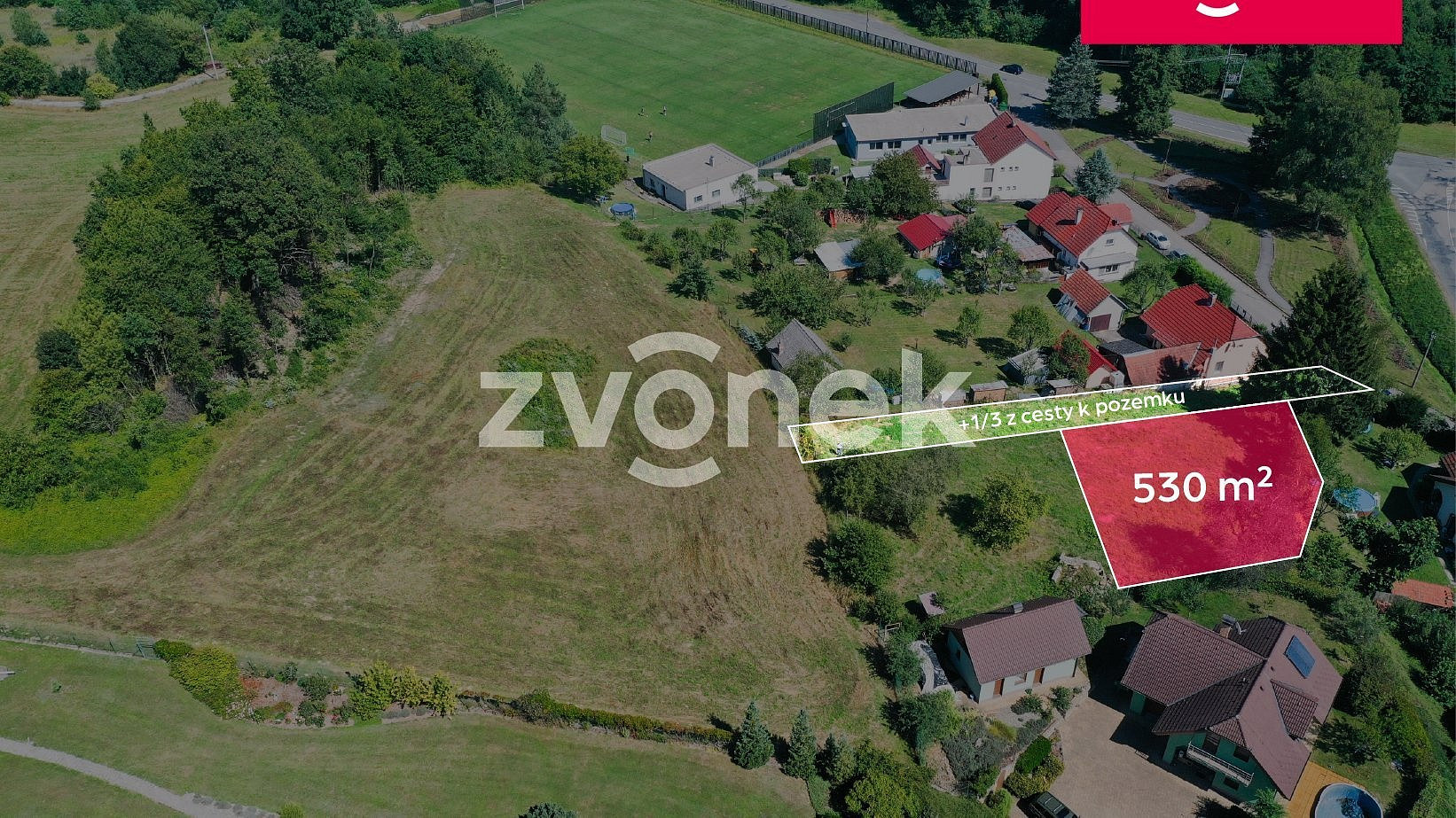 Prodej stavebního pozemku 923 m² – fotografie 2