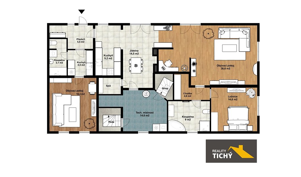 Prodej domu 123 m² s pozemkem 438 m², Hronov – náhled fotky 24