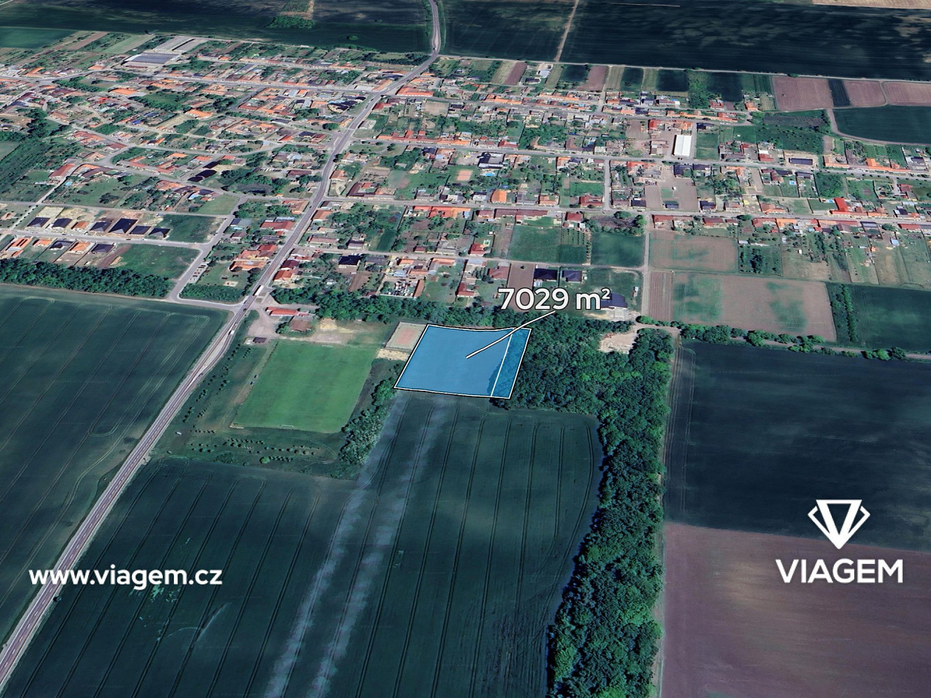 Prodej pole 857 m²