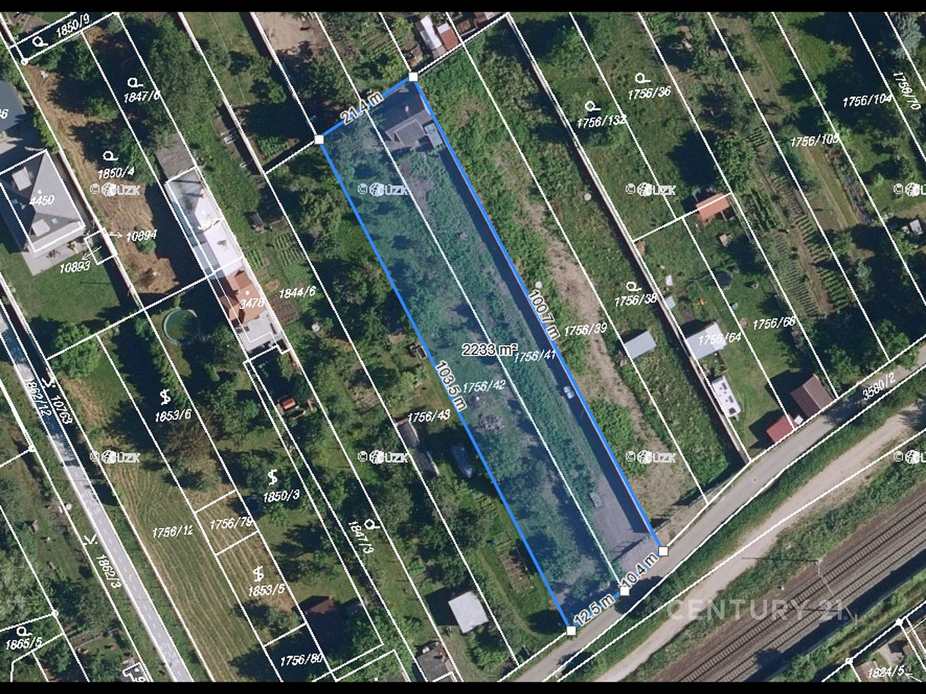 Prodej stavebního pozemku 2 232 m² – fotografie 3