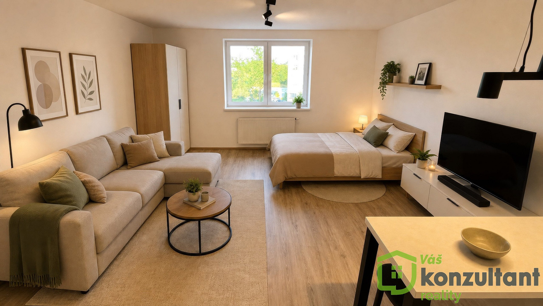 Pronájem bytu 1+kk 36 m² — photo 2