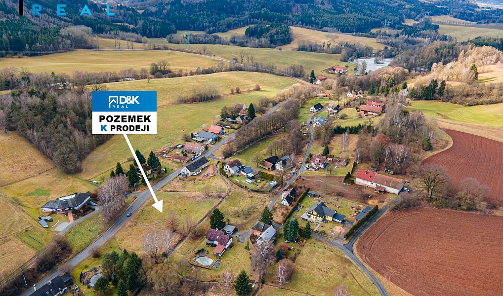 Prodej stavebního pozemku 1 935 m², Dolní Dobrouč – náhled fotky 4