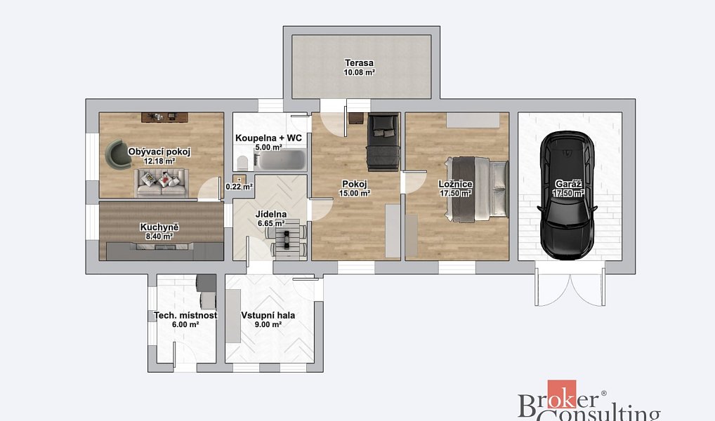 Prodej domu 78 m² s pozemkem 782 m², Vranov – náhled fotky 10