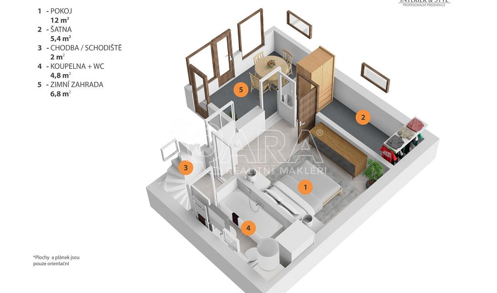 Prodej domu 69 m² s pozemkem 589 m², Hlásná Třebaň – náhled fotky 6