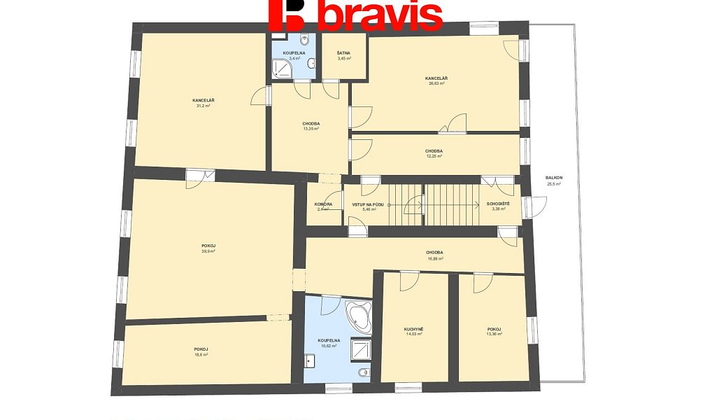Prodej domu 420 m² s pozemkem 2 346 m², Rousínov – náhled fotky 36
