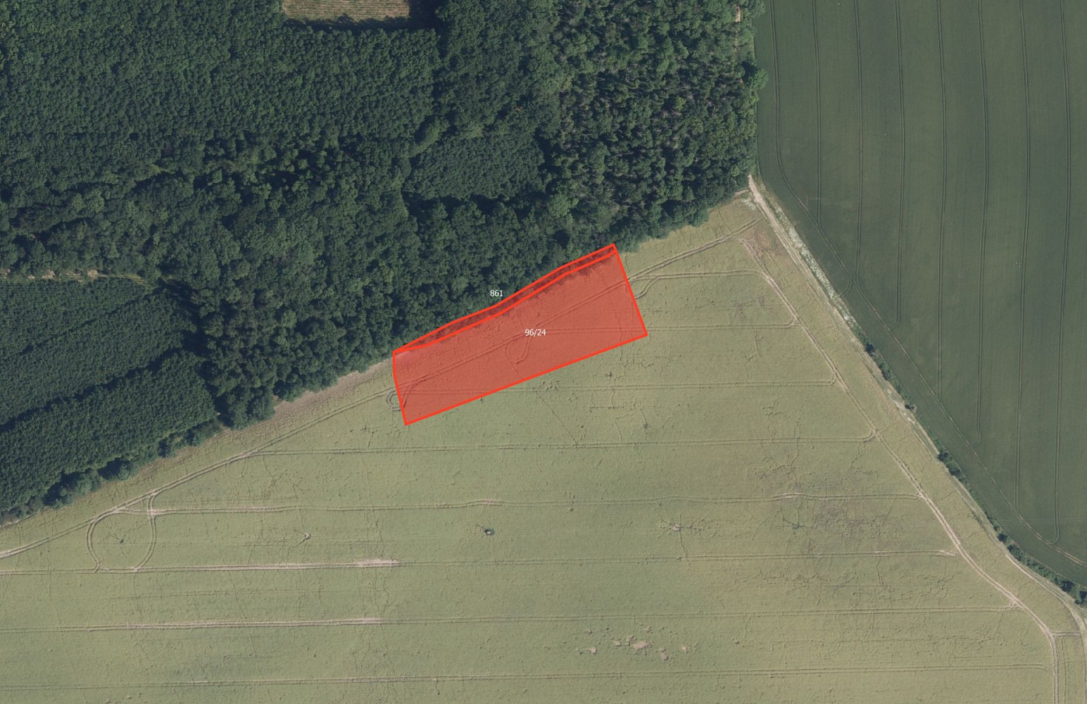 Prodej pole 8 257 m²