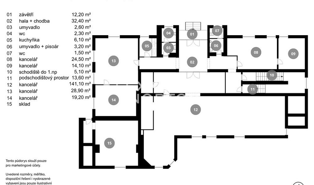 Prodej kanceláře 1 408 m², Kladno – náhled fotky 10