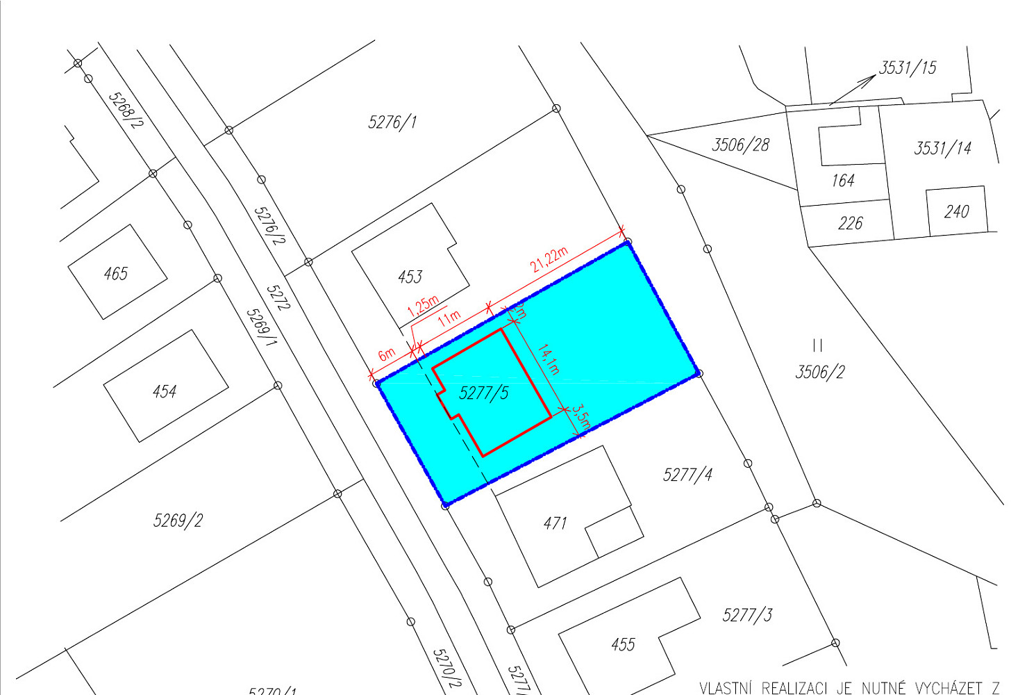 Prodej stavebního pozemku 799 m² – fotografie 5