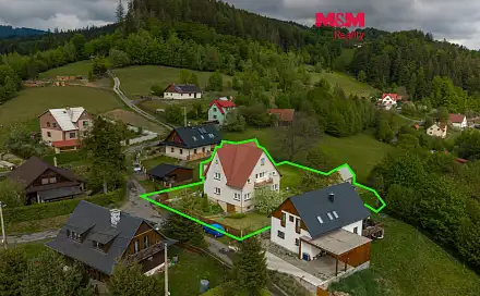 Prodej domu 173 m² s pozemkem 1 251 m², Horní Bečva, okres Vsetín