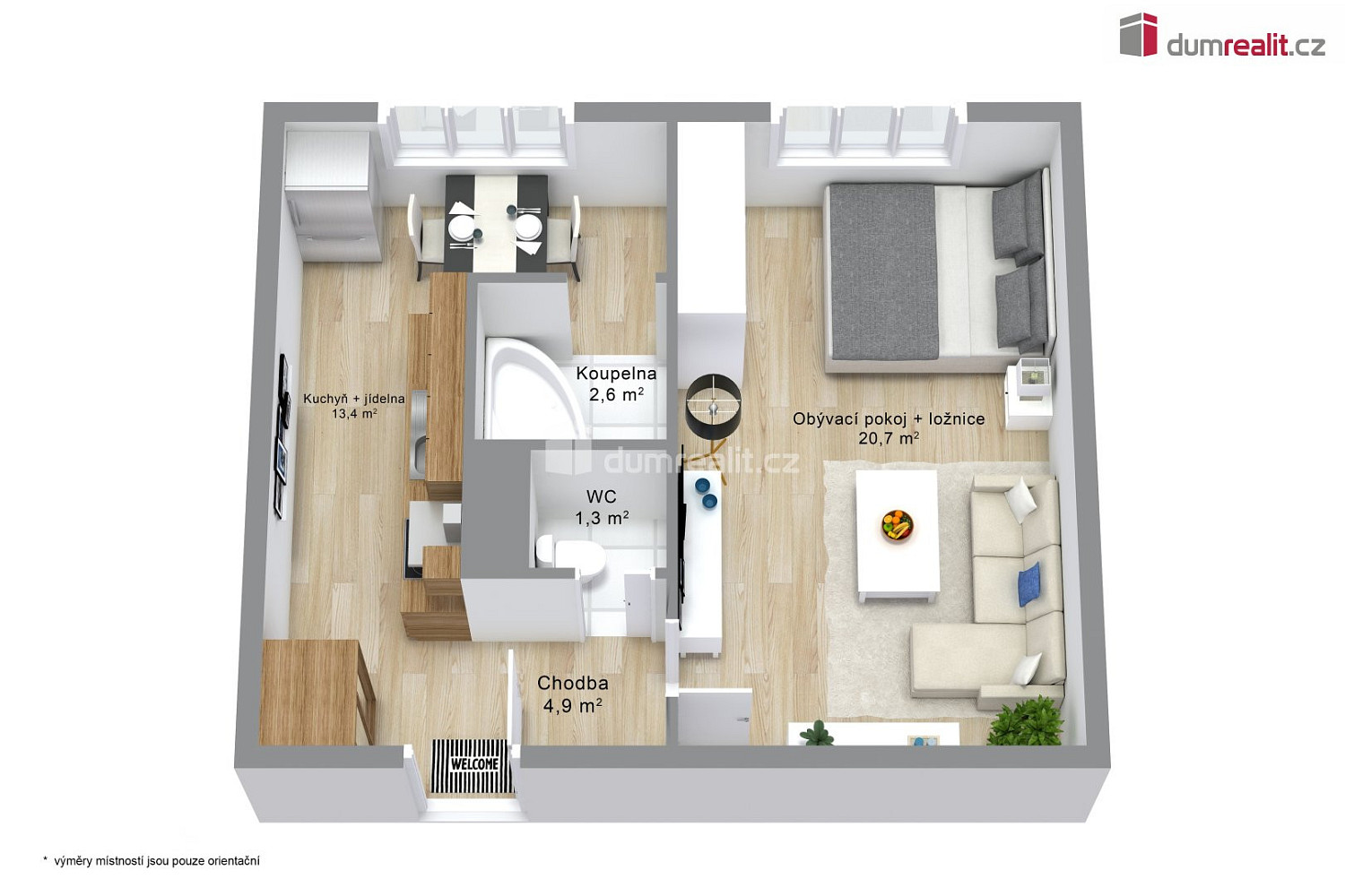 Prodej bytu 1+1 42 m² – fotografie 4