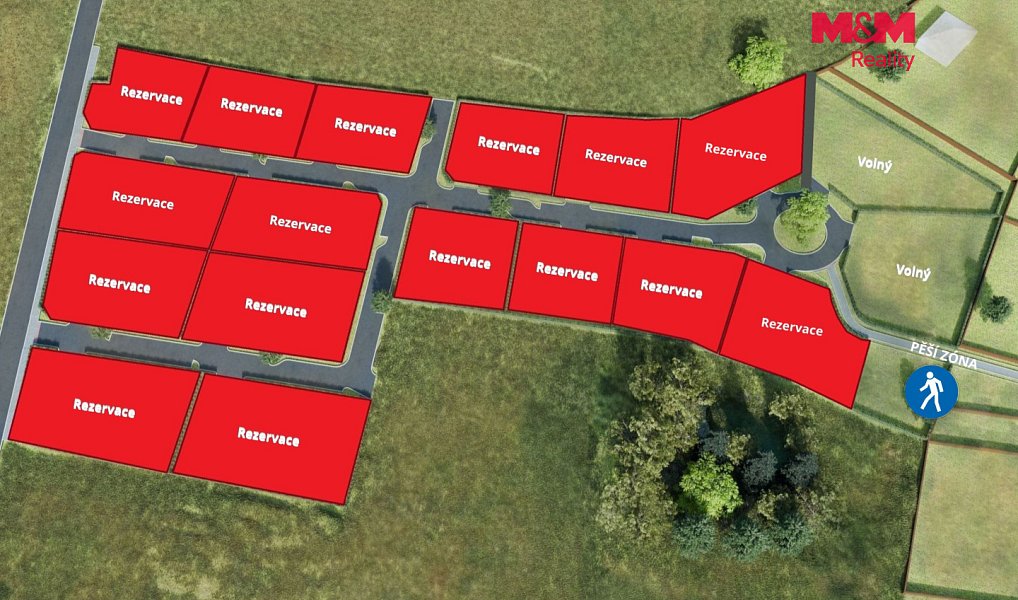 Prodej stavebního pozemku 993 m², Nová Ves – náhled fotky 2