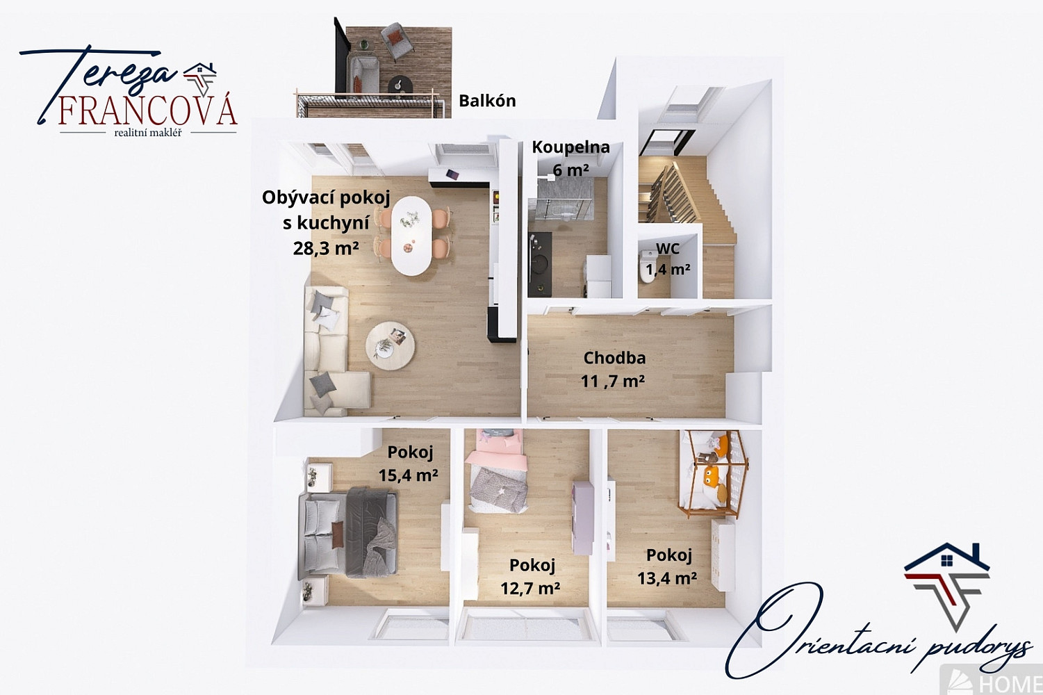 Prodej bytu 4+kk 89 m² — photo 2