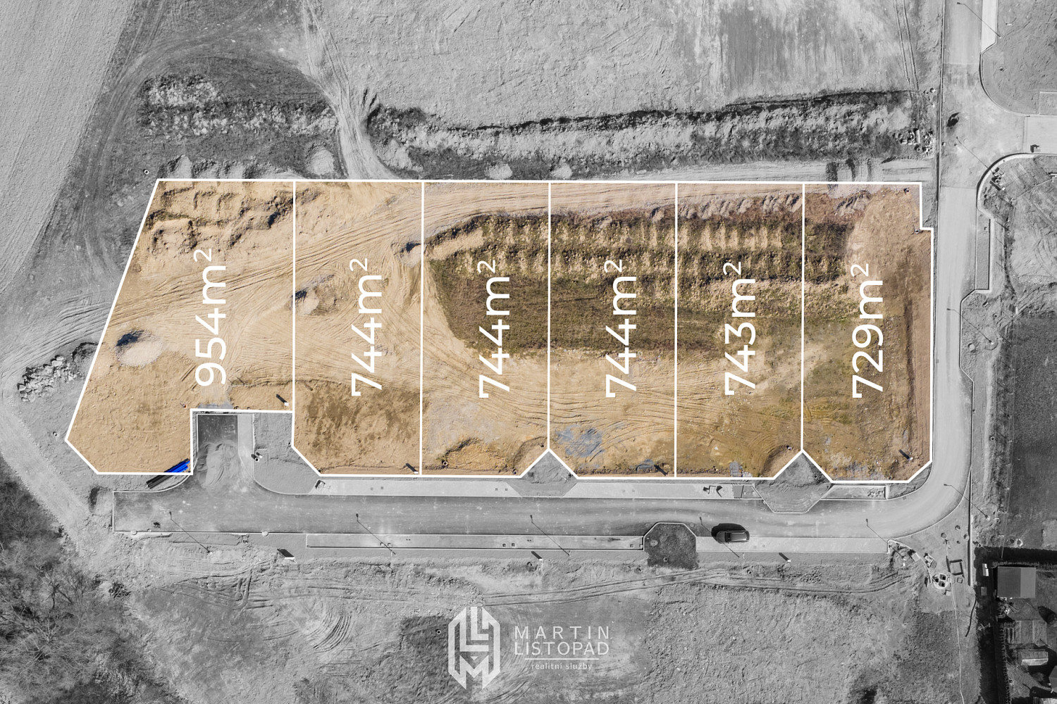 Prodej stavebního pozemku 729 m² – fotografie 2