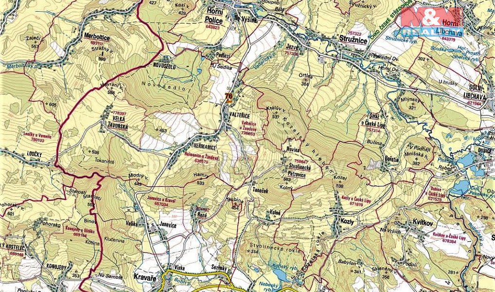 Prodej lesa 1 294 m², Žandov – náhled fotky 4