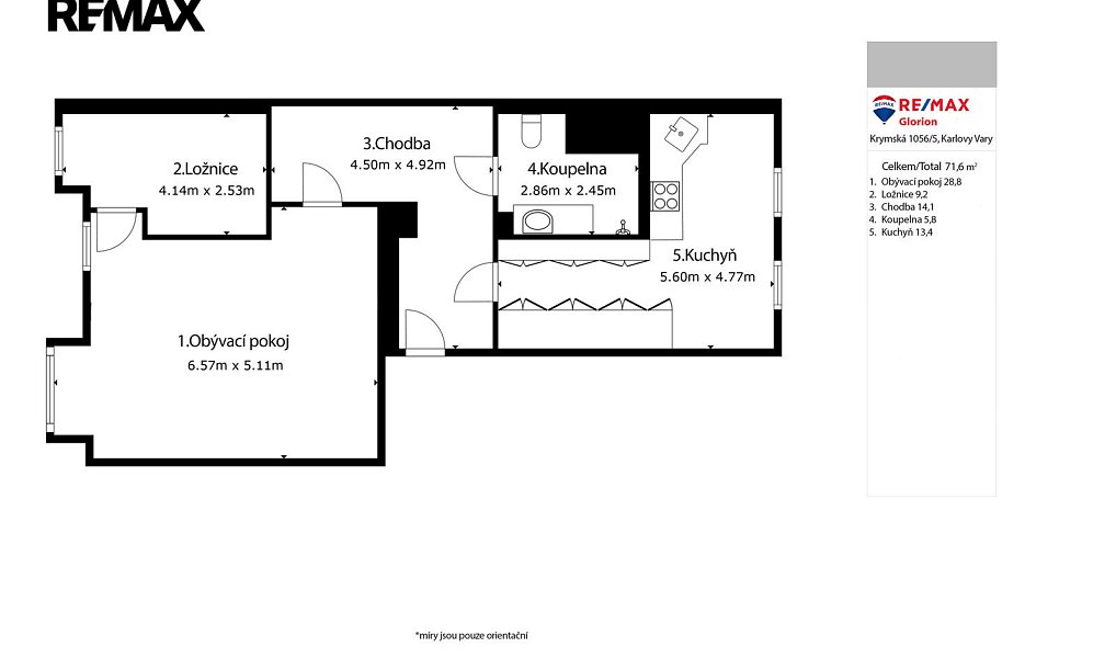 Prodej bytu 2+1 72 m², Karlovy Vary – náhled fotky 3