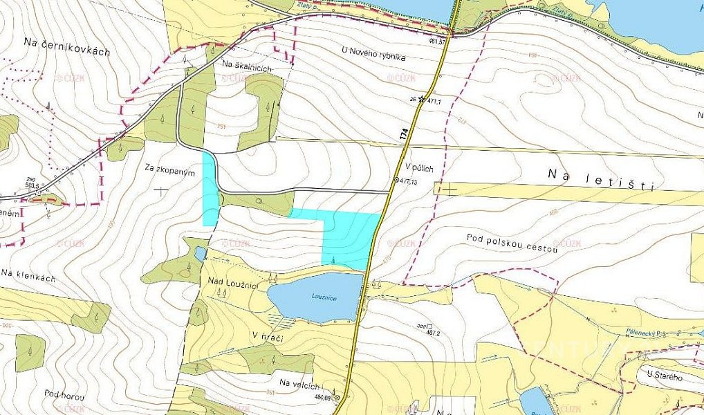 Prodej pole 10 044 m², Kadov – náhled fotky 2