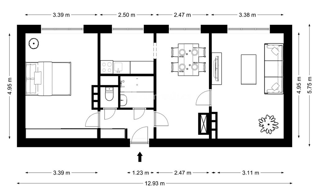 Prodej bytu 3+1 60 m², Pohorská Ves – náhled fotky 5