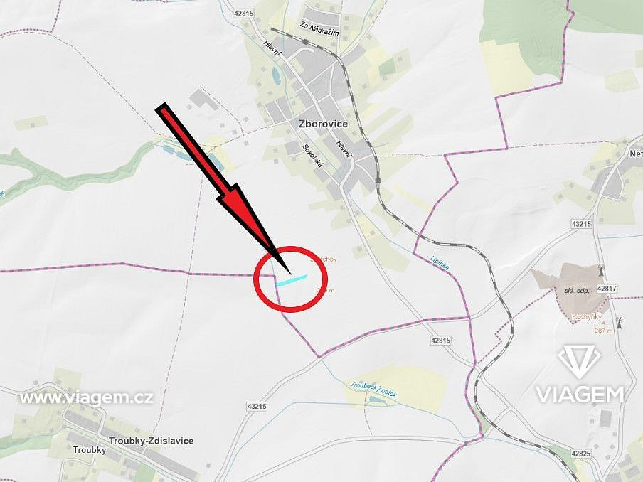 Prodej pole 1 707 m² – pohled 4