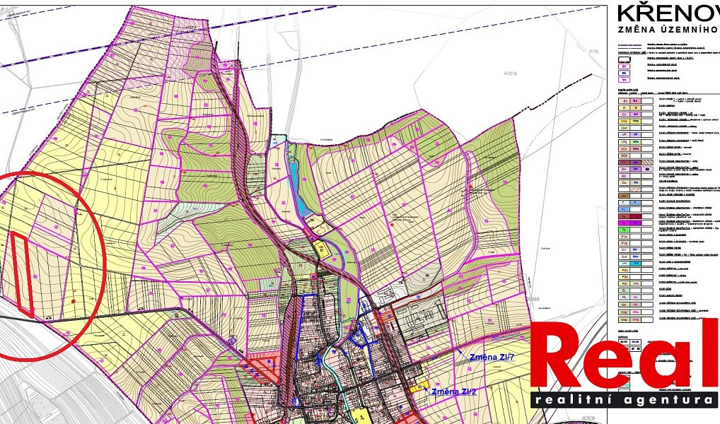 Prodej pole 38 914 m², Křenovice – náhled fotky 5
