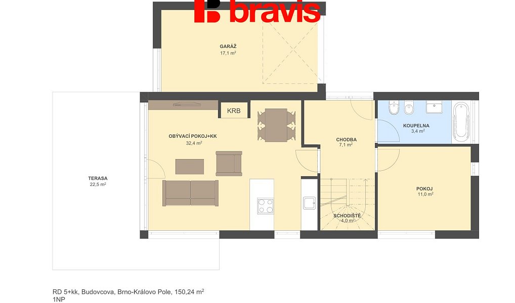 Prodej domu 150 m² s pozemkem 400 m², Brno – náhled fotky 7