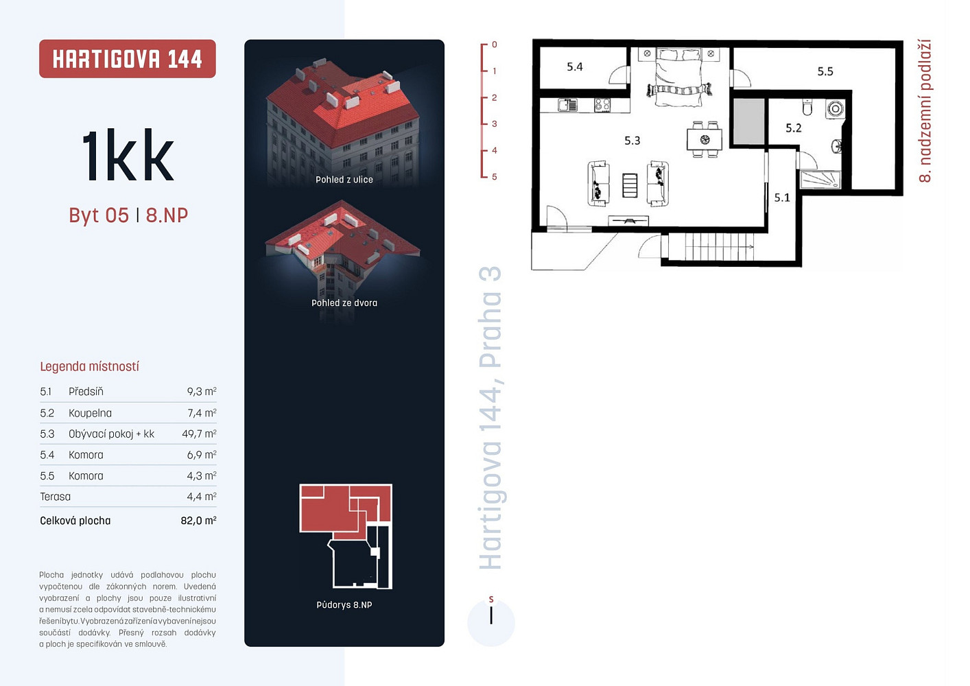 Prodej bytu 1+kk 107 m² – fotografie 3