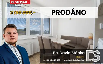 Prodej bytu 1+1 43 m², Sídliště na Sadech, České Velenice, okres Jindřichův Hradec