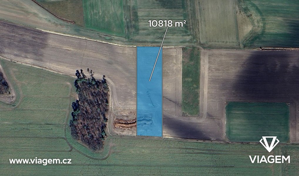 Prodej pole 450 m², Ohaře – náhled fotky 2