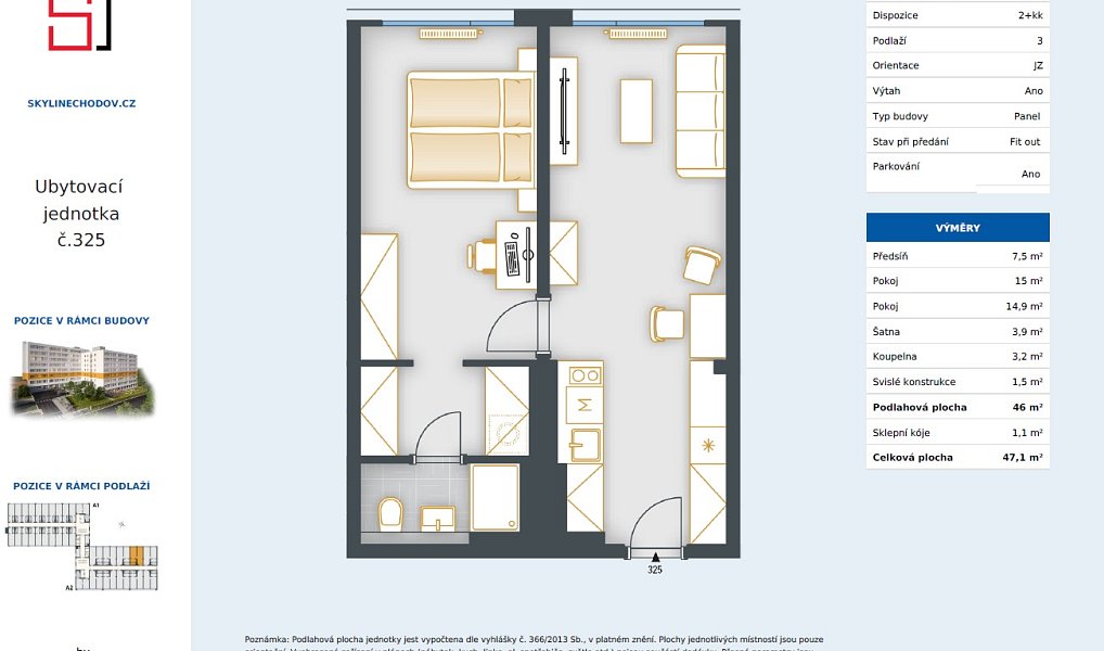 Prodej bytu 2+kk 46 m², Praha – náhled fotky 20