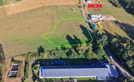 Prodej stavebního pozemku 3 310 m², Řečice, okres Pelhřimov