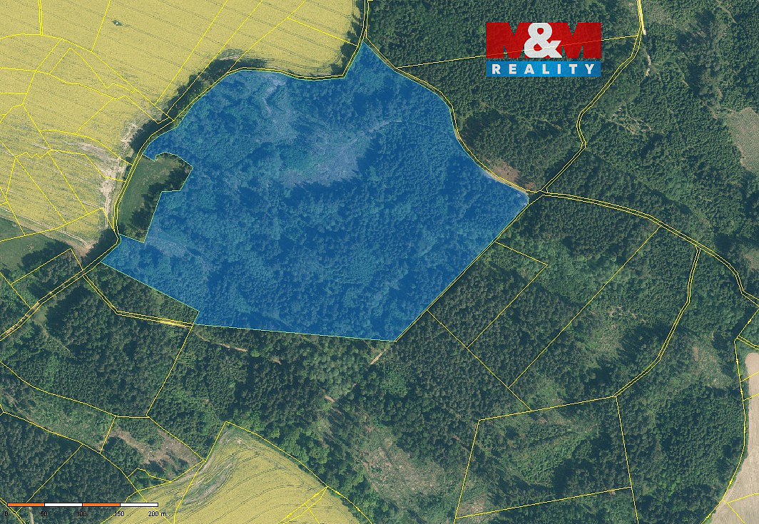 Prodej lesa 154 293 m²