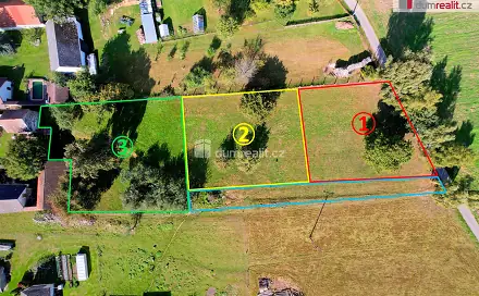 Prodej stavebního pozemku 1 025 m², Psárov, okres Tábor