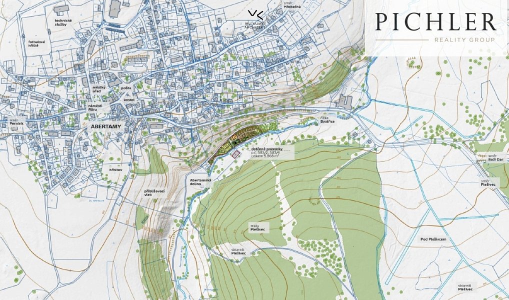 Prodej komerčního pozemku 6 185 m², Abertamy – náhled fotky 2