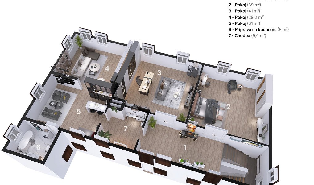 Prodej domu 373 m² s pozemkem 1 106 m², Hřivice – náhled fotky 5