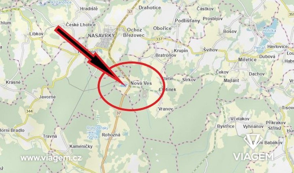 Prodej pole 28 806 m², Nasavrky – náhled fotky 4