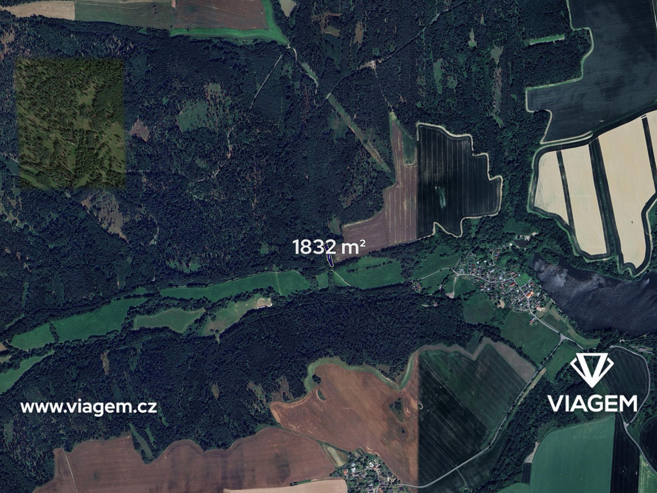 Prodej pole 1 221 m² – fotografie 3